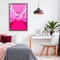 Stupell Industries Futuristic Pink Tone Subway Floating Frame, design by LISH Creative
